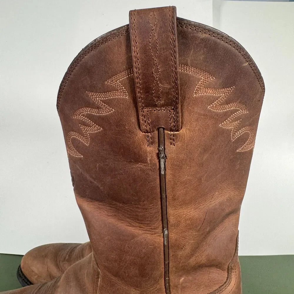 Ariat Sedona Brown Leather Cowboy BOOTS style #34625 Mens Size 9EE